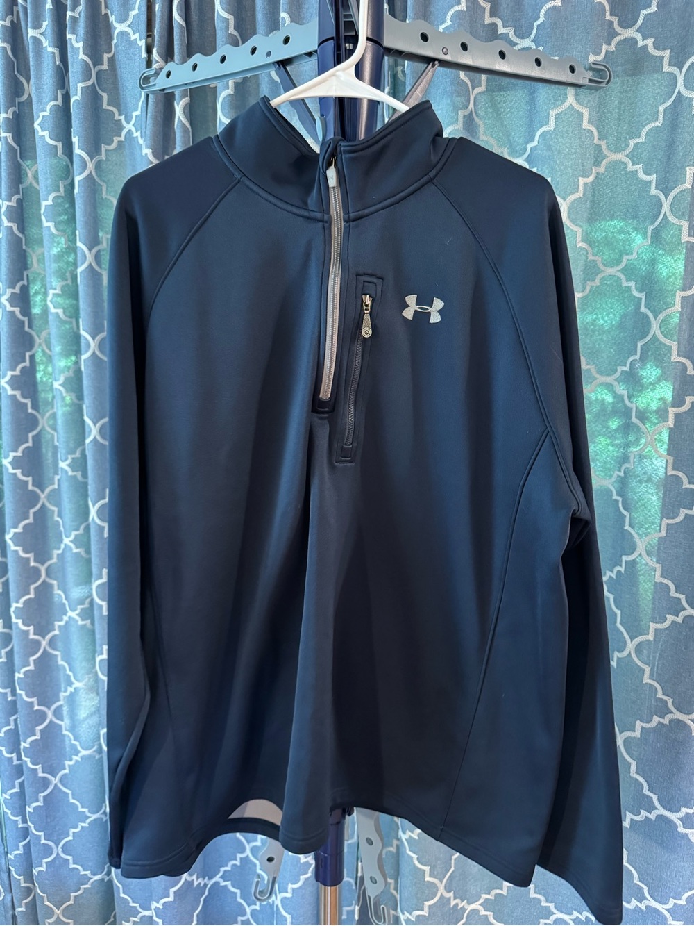 Under Armour Men's Navy Quarter-Zip Performance Jacket